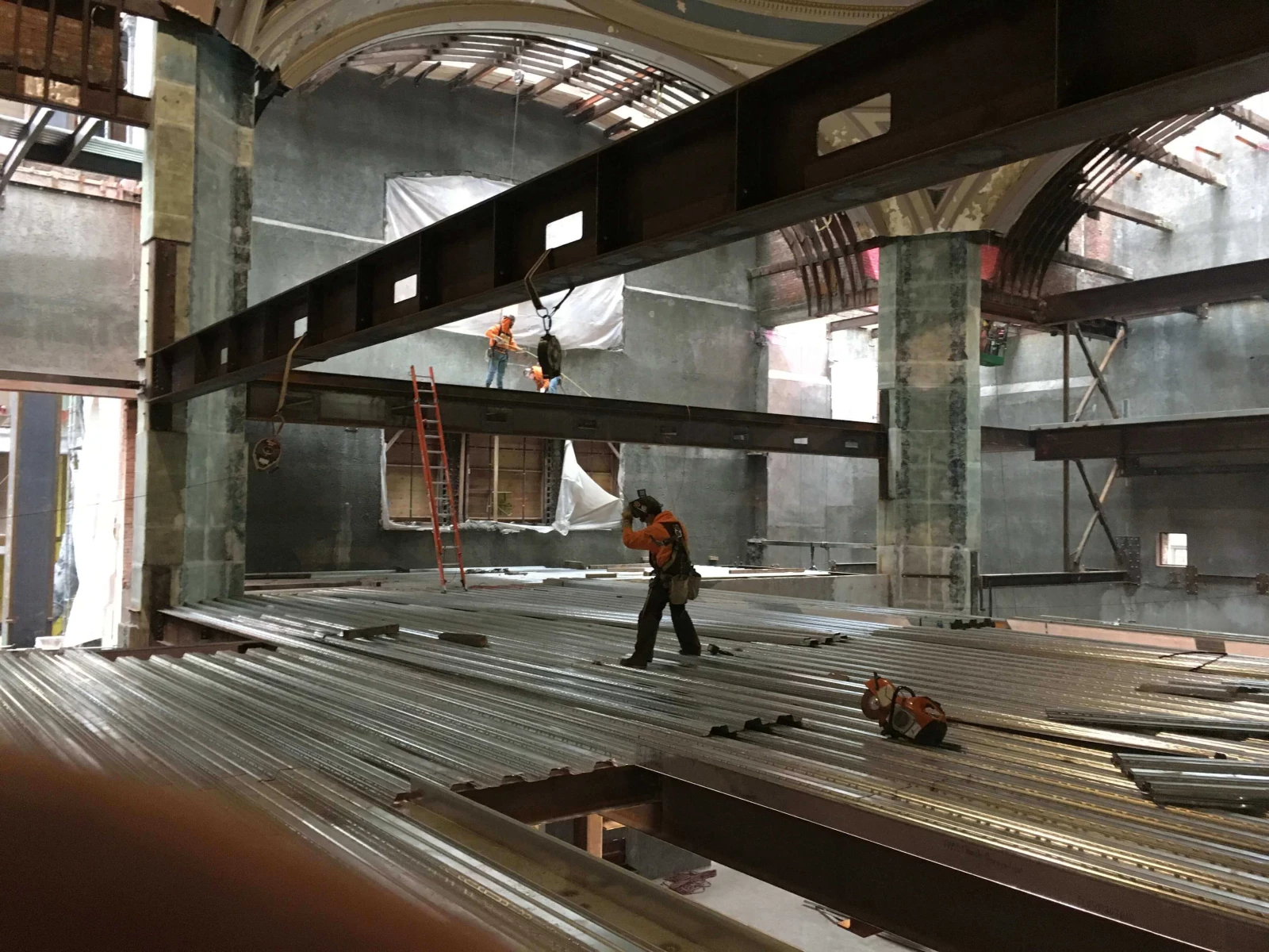 Steel decking photo FUMC.JPG