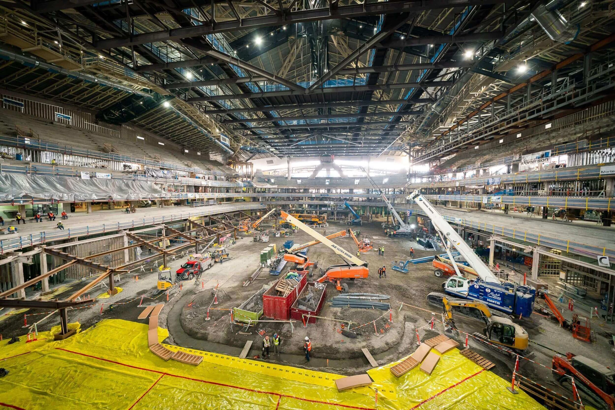 Construction of Climate Pledge Arena