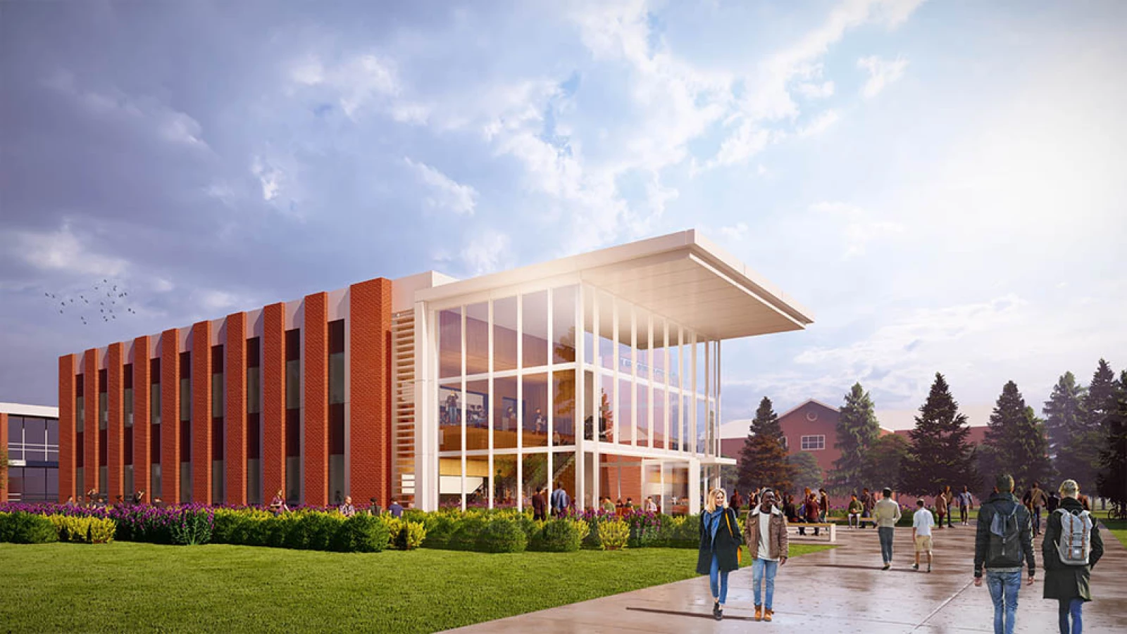 Linfield Science Center stock photo